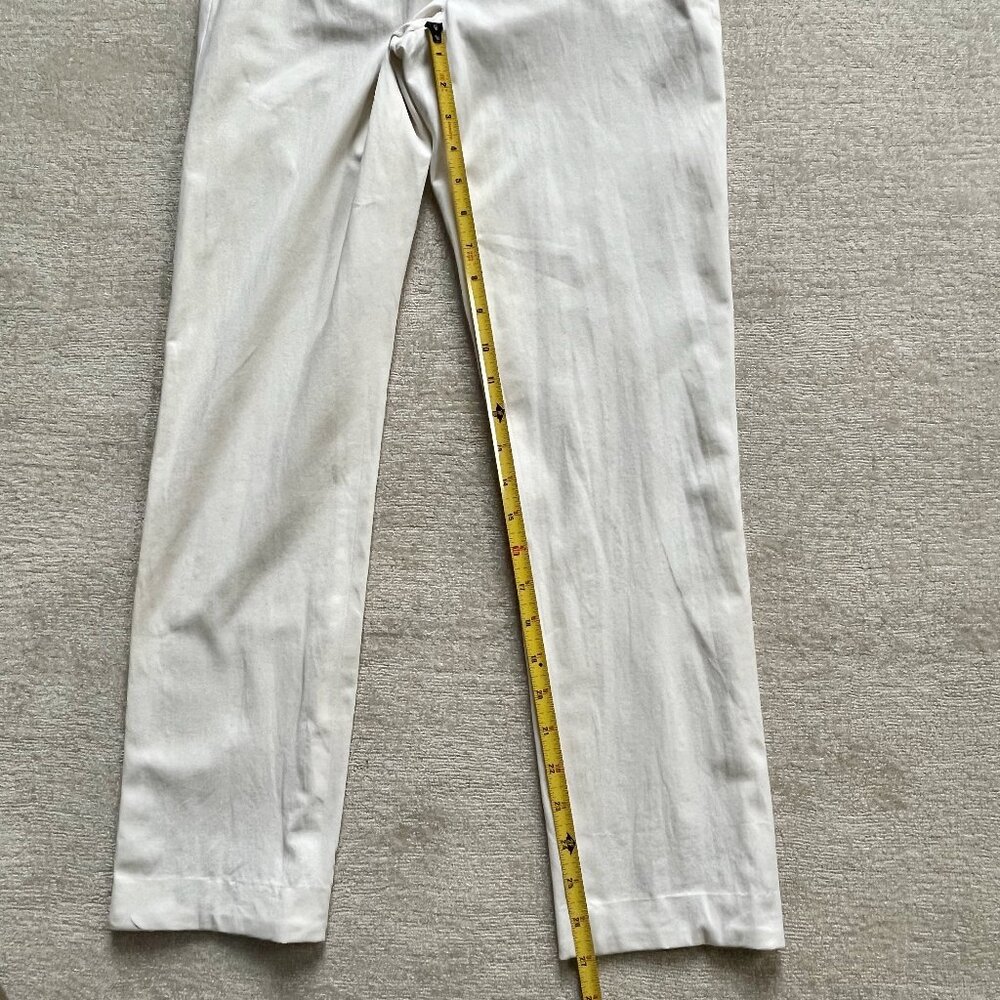 Theory Cotton/Casual White Cropped Pants Size 0 - Picture 4 of 8